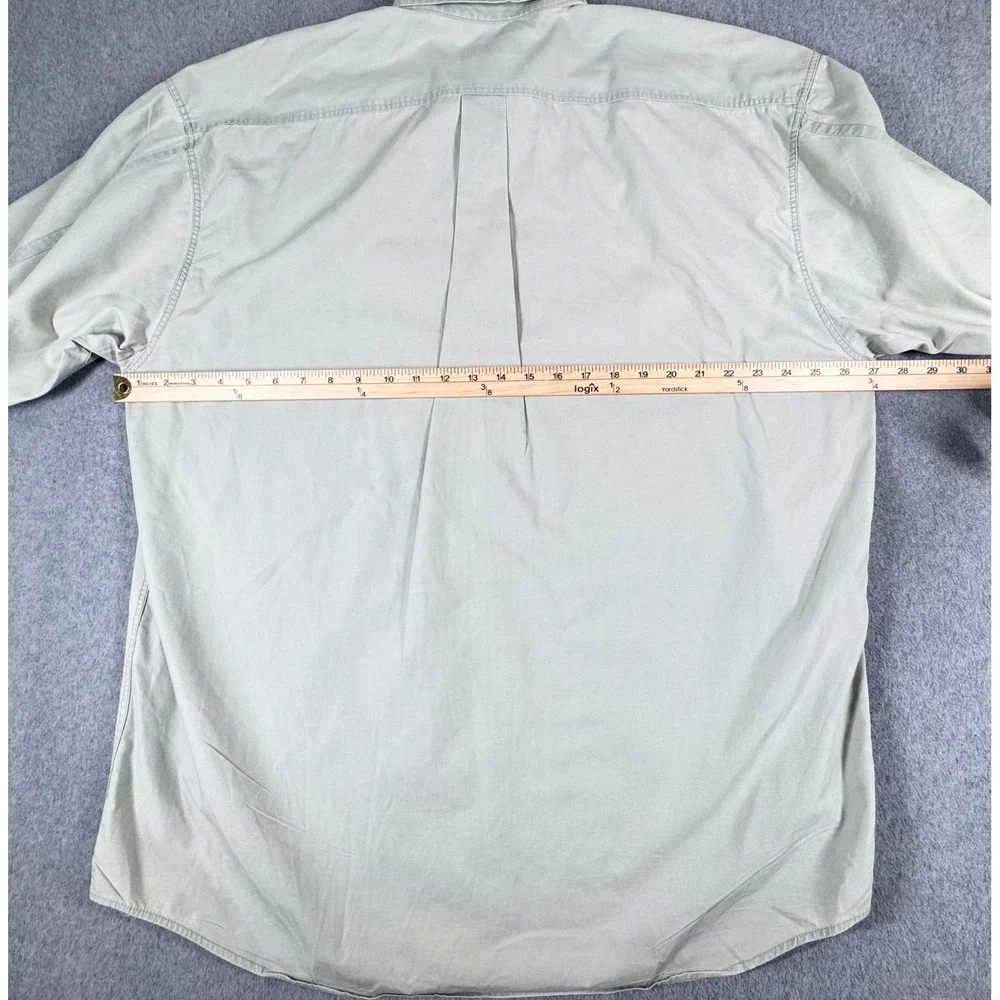 Vintage Banana Republic Button Down Shirt XL Sage Green‎ Long Sleeve Classic